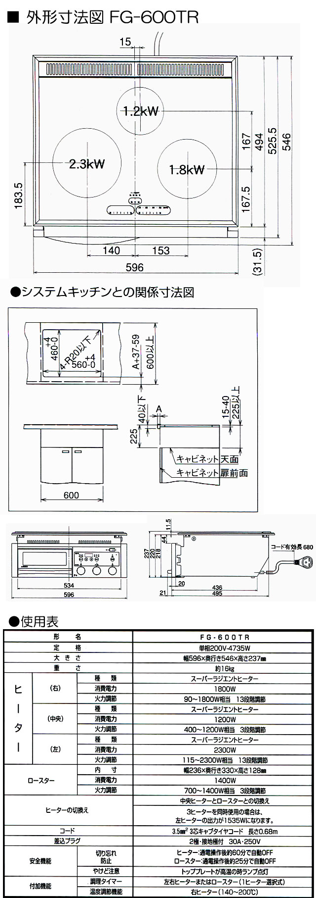 MFGスーパーラジエントヒーター 商品詳細