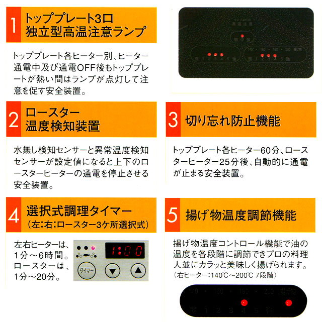 MFGスーパーラジエントヒーター　お魚焼き用グリル