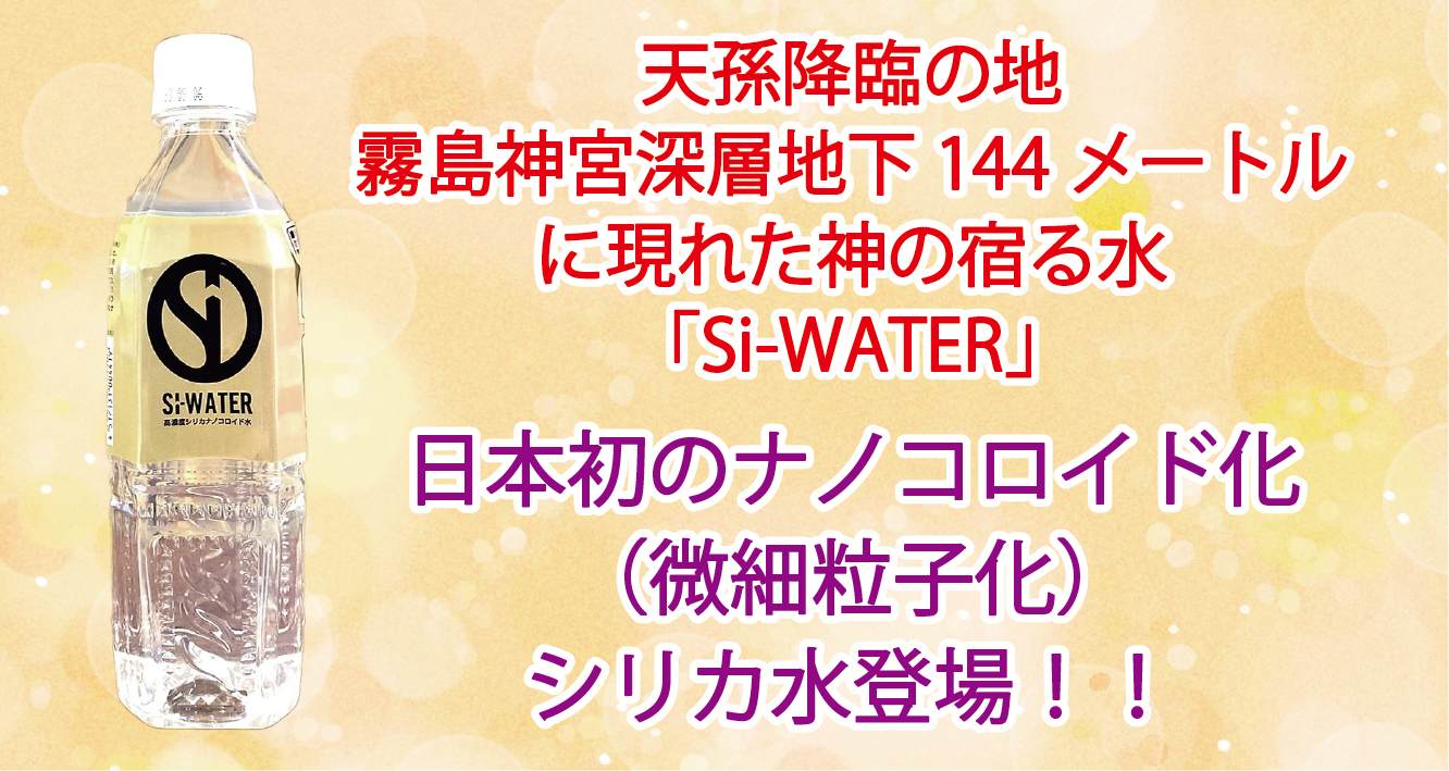 Si-ウォーター（エスアイウォーター） 高濃度シリカナノコロイド水 500ml×10本セット
